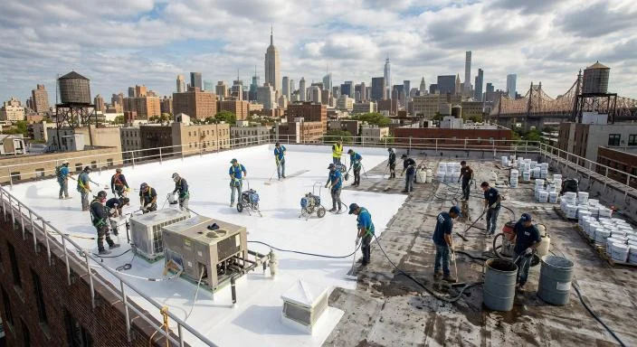 Local Law 97 and roof coating